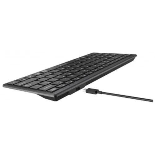 Клавиатура A4Tech Fstyler FX51 серый USB slim Multimedia (FX51 GREY)