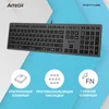 Клавиатура A4Tech Fstyler FX60 серый USB slim LED (FX60 GREY / WHITE)