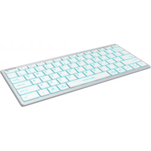 Клавиатура A4Tech Fstyler FX61 белый USB slim LED (FX61 WHITE)