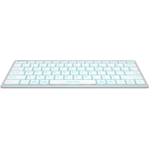 Клавиатура A4Tech Fstyler FX61 белый USB slim LED (FX61 WHITE)