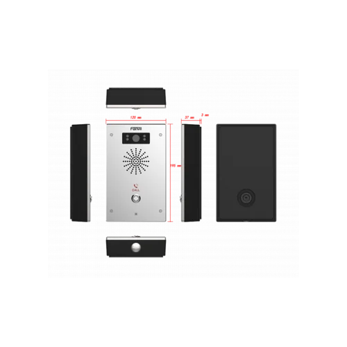 Fanvil i16V домофон, накладной, внешний, HD камера, IP65, IK10