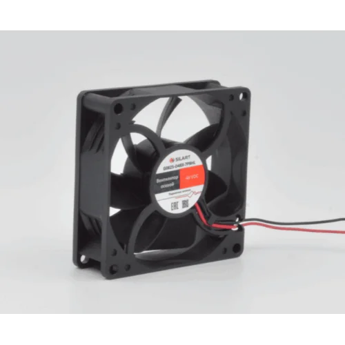 Вентилятор осевой SILART, 80 х 80 х 25, 48 VDC, подшипник качения