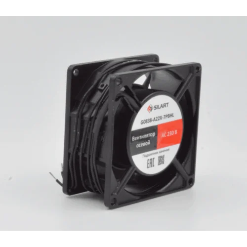 Вентилятор осевой SILART, 80 х 80 х 38, 220 VAC, подшипник качения