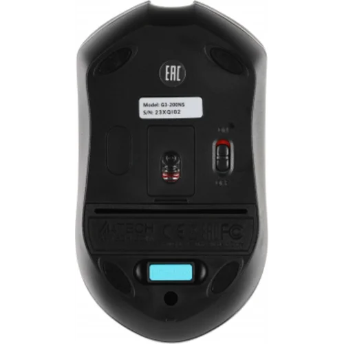 Мышь A4Tech V-Track G3-200NS черный оптическая (1200dpi) беспроводная USB (3but)
