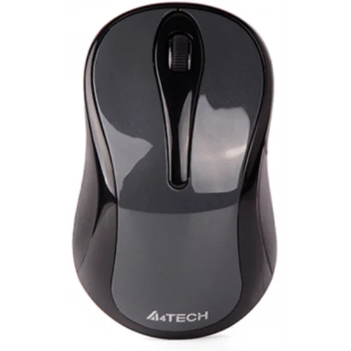Мышь A4Tech G3-280N серый оптическая (1200dpi) беспроводная USB для ноутбука (3but)