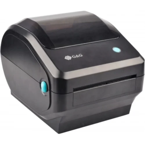 Термопринтер G&G GG-D410 203dpi 152мм/с/USB для печ.накл. черный