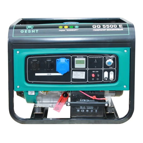 Бензогенератор GESHT GG5500E