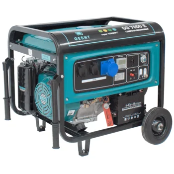 Бензогенератор GESHT GG7000E