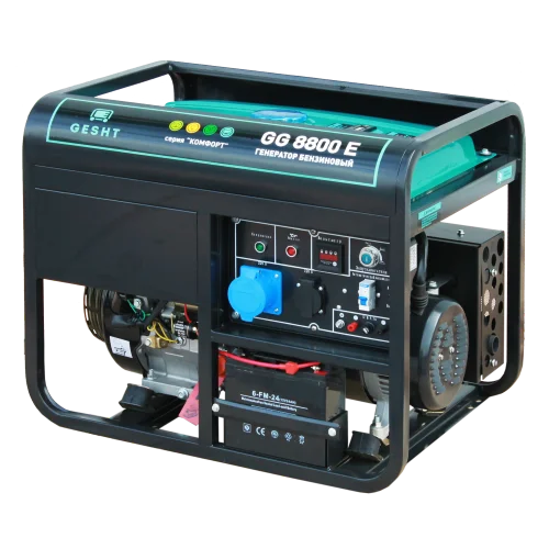 Бензогенератор GESHT GG8800E