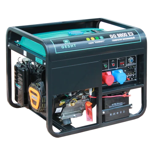 Бензогенератор GESHT GG8800E3