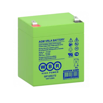 Батарея аккумуляторная WBR GP1255 F2