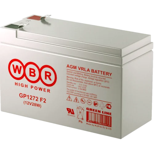 Батарея аккумуляторная WBR GP1272 F2 (12V28W)