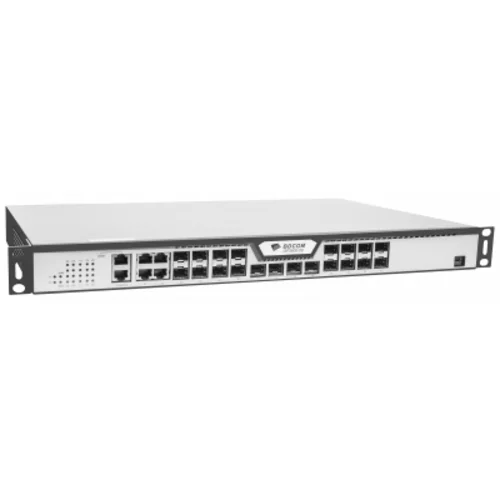 OLT BDCOM GP3600-08B с 8 портами GPON (SFP), 4 комбо-портами, 4хSFP, 4 SFP+, 2 БП АC