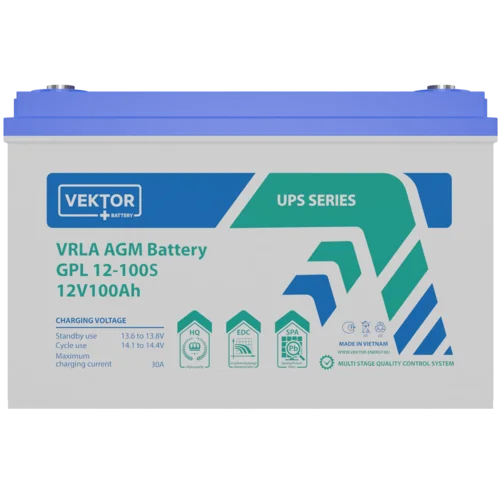 Аккумуляторная батарея VEKTOR BATTERY GPL 12-100S