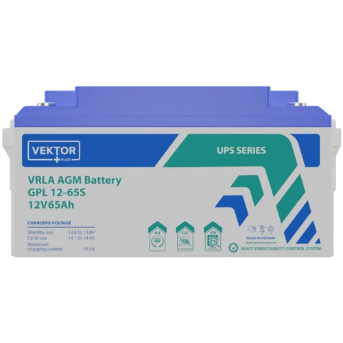 Аккумуляторная батарея VEKTOR BATTERY GPL 12-65S