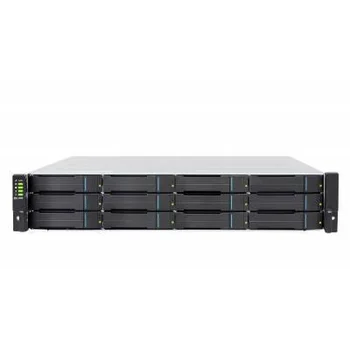 Система хранения данных Infortrend GS1012R2CF-D Gen2 (2xCtrl, до 12xHDD, 2xSAS12G внеш. порт, 4x4GB, 8x1G портов iSCSI)