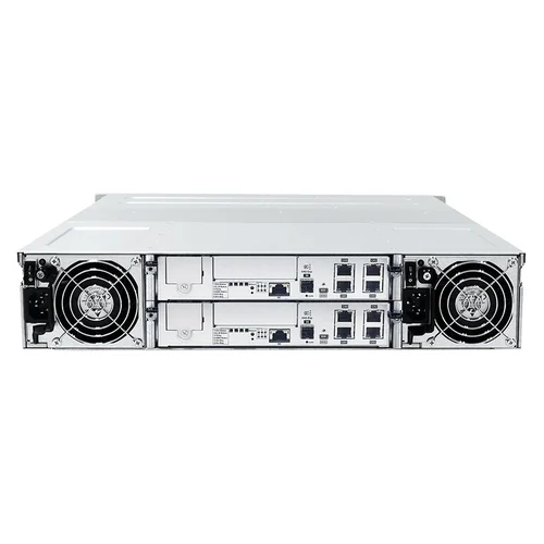 Система хранения данных Infortrend GS1012R2CF-D Gen2 (2xCtrl, до 12xHDD, 2xSAS12G внеш. порт, 4x4GB, 8x1G портов iSCSI)