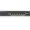 Коммутатор ZYXEL NebulaFlex Pro GS2220-10HP Hybrid L2 PoE+ Switch, 19 "rack, 8xGE PoE+, 2xCombo (SFP / RJ-45), 180W PoE Budget, Standalone / Cloud Man