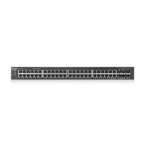 Коммутатор ZYXEL NebulaFlex Pro GS2220-50 Hybrid L2 Switch , 19 "rack, 44xGE, 4 combo ports (SFP / RJ-45), 2xSFP, standalone / cloud management