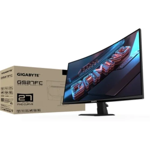 Монитор Gigabyte 27" GS27FC черный VA LED 16:9 HDMI полуматовая 3000:1 250cd 178гр/178гр 1920x1080 1