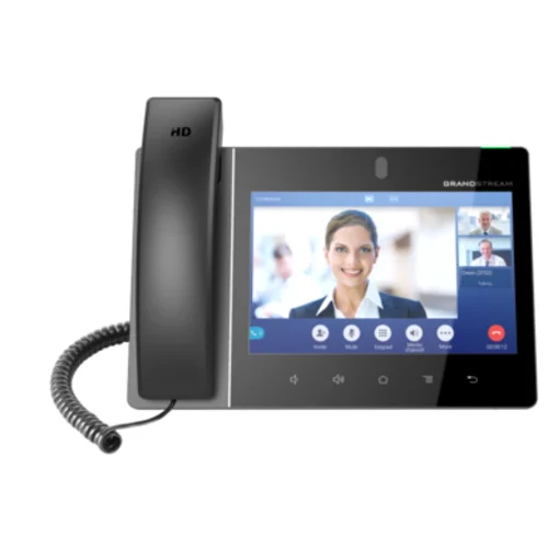 Grandstream GXV3380 - IP видеотелефон. 16 SIP аккаунтов, 16 линий, 8" (1280×800) мультитач экран, PoE, (1GbE)Gigabit Ethernet, Wi-Fi, Bluetooth