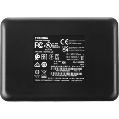 Жесткий диск Toshiba USB 3.0 2Tb HDTB520EK3AA Canvio Basics 2.5" черный