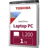 Жесткий диск Toshiba SATA-III 1Tb HDWL110UZSVA Notebook L200 Slim (5400rpm) 128Mb 2.5"