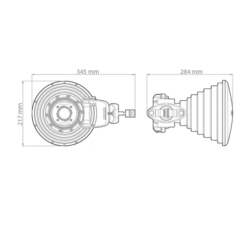 Симметричная рупорная антенна RF elements HG3-TP-S30 5GHz 18dBi
