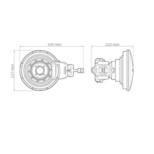 Симметричная рупорная антенна RF elements HG3-TP-S40 5GHz 16dBi