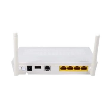 Абонентский терминал HUAWEI ONU GPON, 4 порта 10/100Base-T, 1 порт POTS, WiFi, USB, бывший в употреблении.