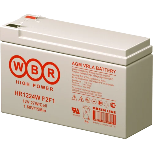 Батарея аккумуляторная WBR HR1224W F2F1