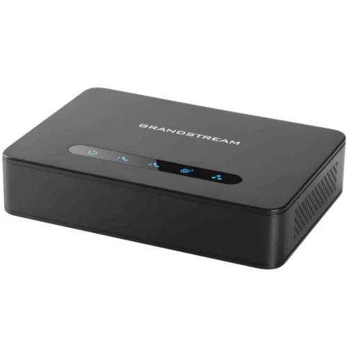 Телефонный адаптер Grandstream HT812, 2xFXS, 1xLAN, 1xWAN, (1GbE) Gigabit Ethernet