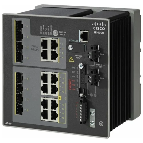 Промышленный коммутатор Cisco IE-4000-4GS8GP4G-E