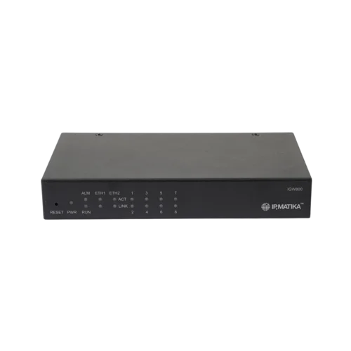 Шлюз VolP IPMATIKA, 8xFXS, 2xRJ45, MiniUSB