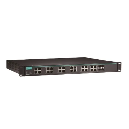Коммутатор IKS-G6524A-4GTXSFP-HV-HV, 20 x 10/100/1000BaseTX, 4 х 10/100/1000BaseTX/SFP (Combo), 2 источника питания (110/220 В перем.), MOXA