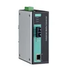 Медиаконвертер Ethernet 10/100BaseTX в 100BaseFX (одномодовое оптоволокно) в металлическом корпусе с расширенным диапазоном температур MOXA