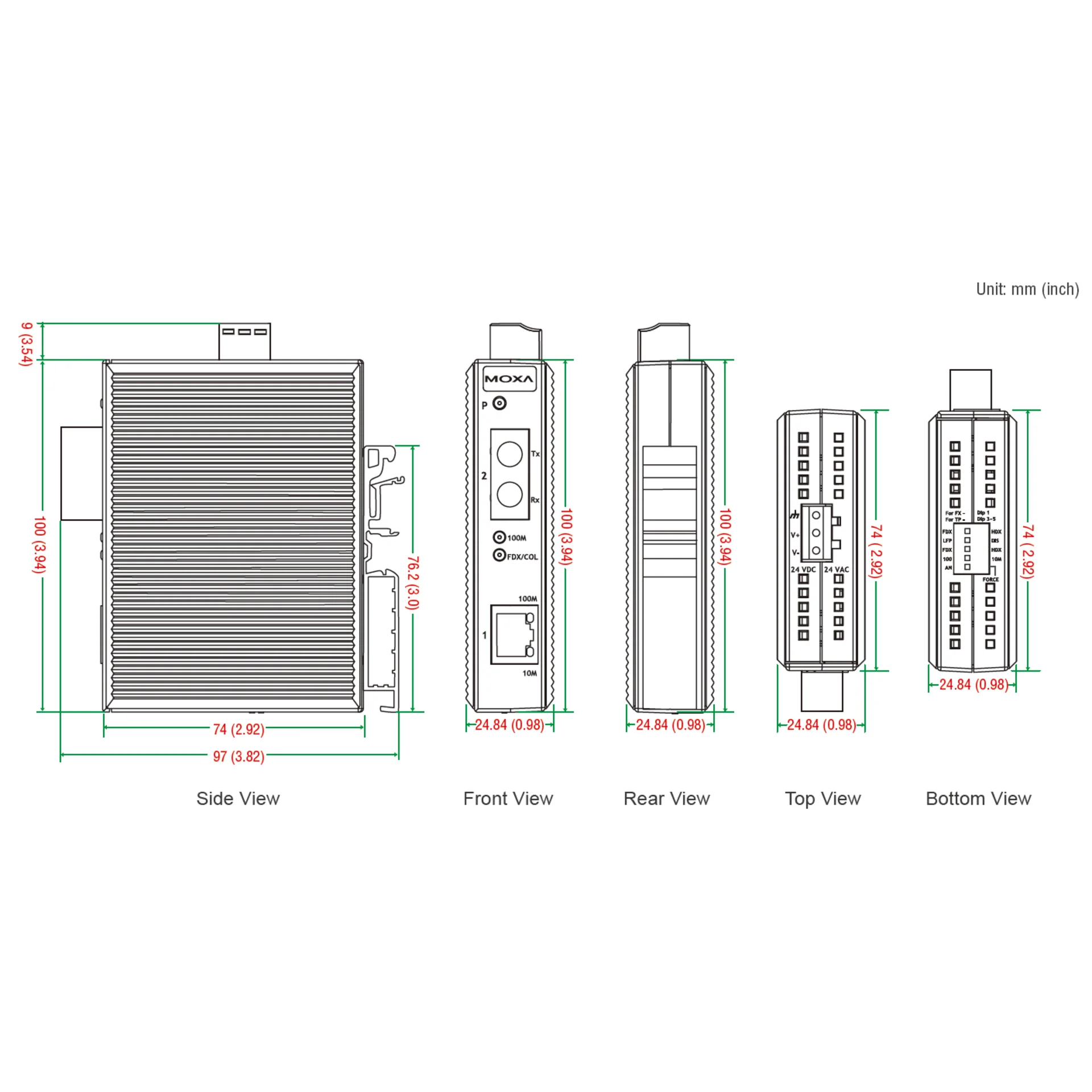 IMC-21-S-SC — купить Медиаконвертер IMC-21-S-SC Ethernet 10