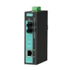IMC-21A-M-ST Медиаконвертер Ethernet 10/100BaseTX в 100BaseFX (многомодовое оптоволокно) в металлическом корпусе MOXA