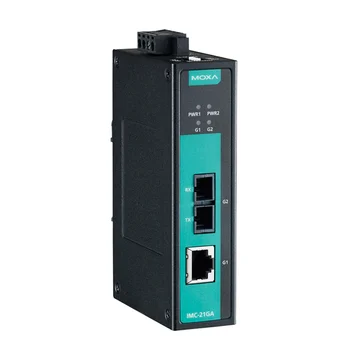 IMC-21GA-SX-SC Медиаконвертер Gigabit Ethernet 10/100/1000BaseTX в 100/1000Base SC (многомодовое оптоволокно) в металлическом корпусе