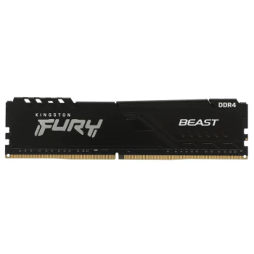 Память DDR4 8Gb 3200MHz Kingston KF432C16BB/8 Fury Beast Black RTL Gaming PC4-25600 CL16 DIMM 288