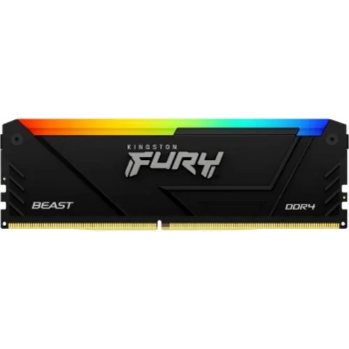 Память DDR4 16GB 3200MHz Kingston KF432C16BB12A/16 Fury Beast RGB RTL Gaming PC4-25600 CL16 DIMM 288