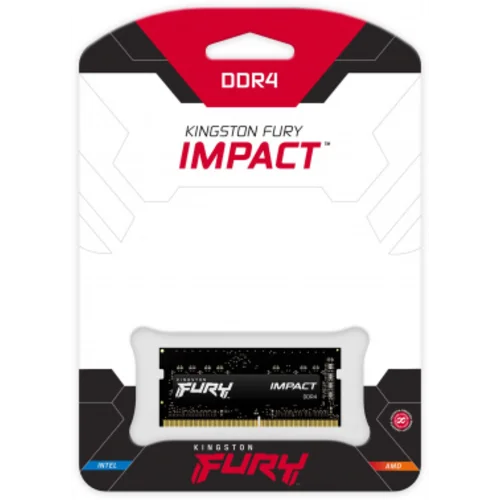 Память DDR4 16GB 3200MHz Kingston KF432S20IB/16 Fury Impact RTL PC4-25600 CL20 SO-DIMM 260-pin 1.2В
