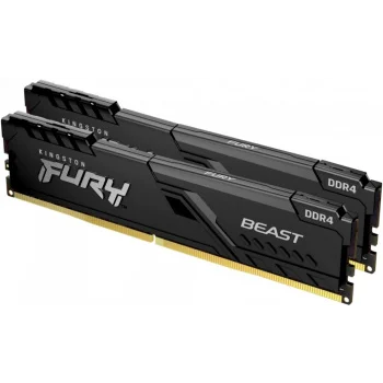 Память DDR4 2x32Gb 3600MHz Kingston KF436C18BBK2/64 Fury Beast Black RTL Gaming PC4-28800 CL18