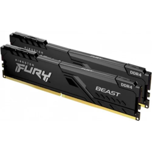 Память DDR4 2x32Gb 3600MHz Kingston KF436C18BBK2/64 Fury Beast Black RTL Gaming PC4-28800 CL18