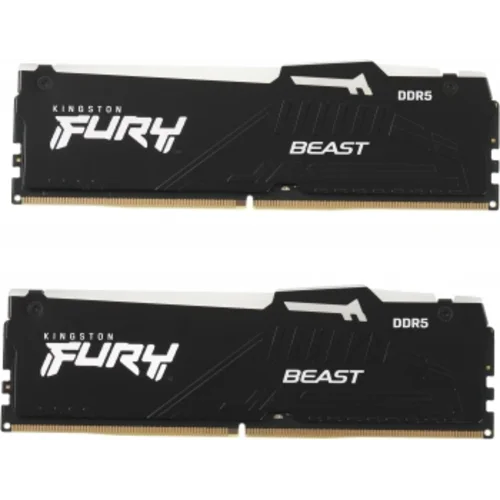 Память DDR5 2x16Gb 5200MHz Kingston KF552C40BBAK2-32 Fury Beast RGB RTL Gaming PC5-41600 CL40