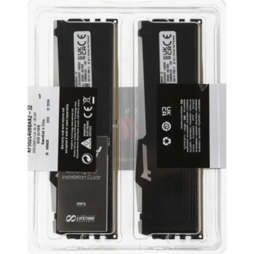 Память DDR5 2x16Gb 5200MHz Kingston KF552C40BBAK2-32 Fury Beast RGB RTL Gaming PC5-41600 CL40