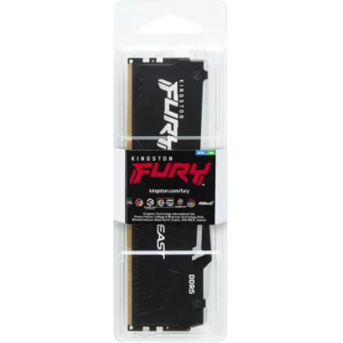 Память DDR5 32GB 5600MHz Kingston KF556C40BB2A-32 Fury Beast Black Expo RGB RTL Gaming PC5-44800