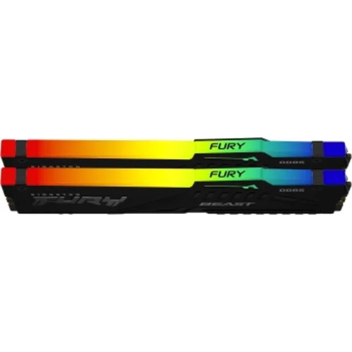 Память DDR5 2x32GB 5600MHz Kingston KF556C40BB2AK2-64 Fury Beast RGB RTL Gaming PC5-44800