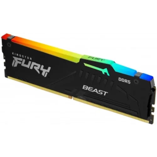 Память DDR5 16GB 5600MHz Kingston KF556C40BBA-16 Fury Beast XMP RGB RTL Gaming PC5-44800
