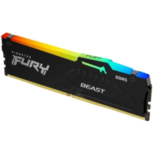 Память DDR5 32GB 6000MHz Kingston KF560C36BBE2A-32 Fury Beast RGB RTL Gaming PC5-48000 CL36 DIMM 288
